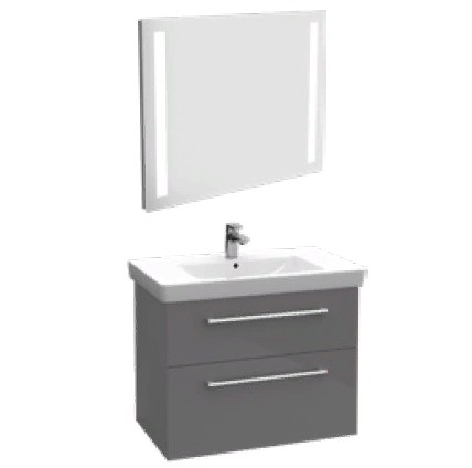 Комплект мебели для ванной Villeroy & Boch Trend 800х470 мм, белый глянцевый (S2DA02E4R1)